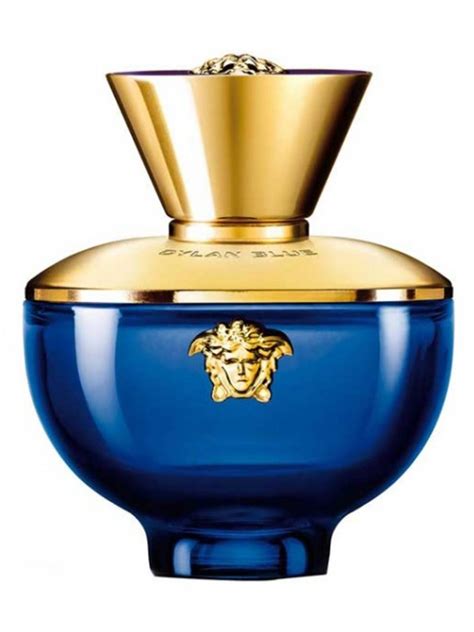 Versace women's perfume blue bottle